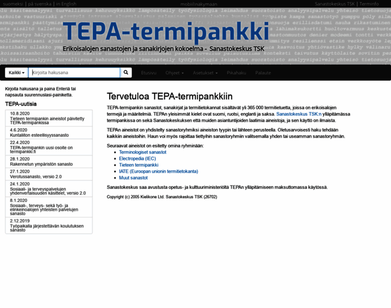 Termipankki.fi thumbnail