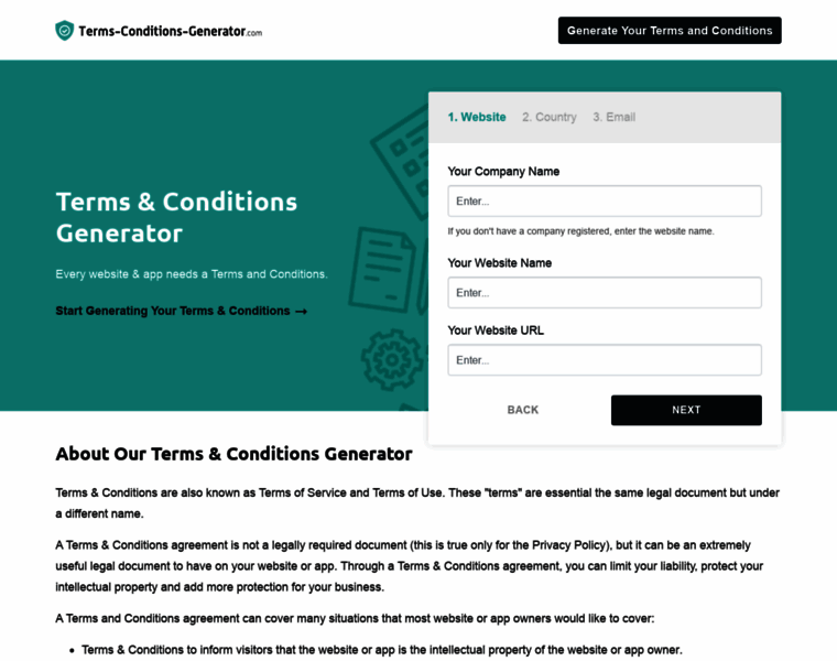 Terms-conditions-generator.com thumbnail