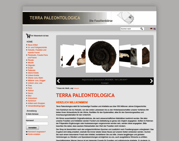 Terra-paleontologica.com thumbnail