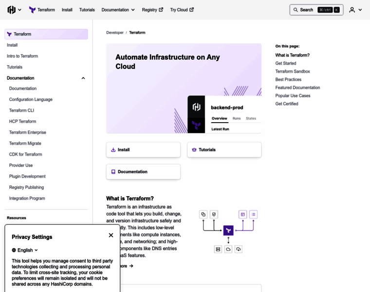 Terraform.io thumbnail Terraform.io thumbnail