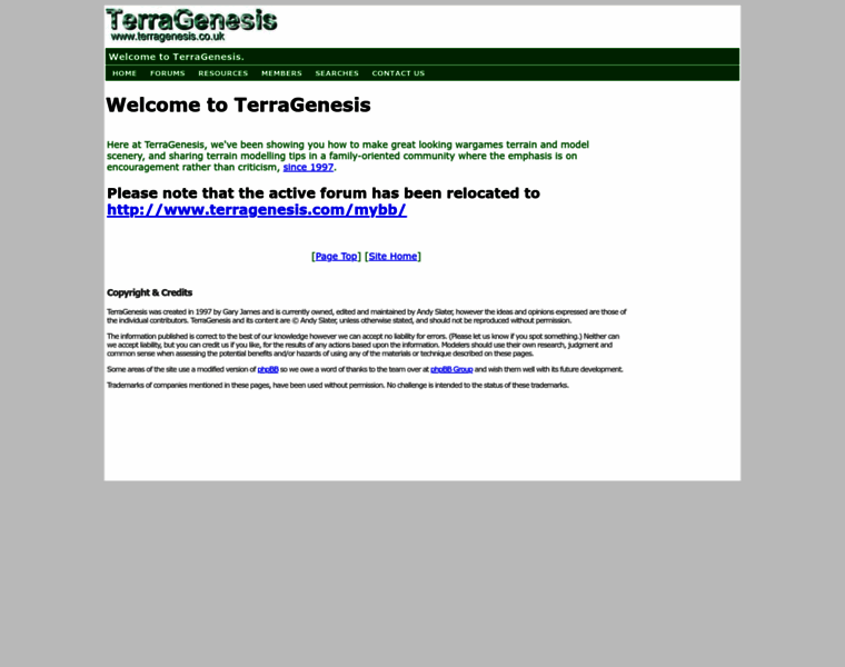Terragenesis.com thumbnail