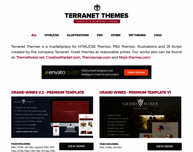 Terranet-themes.com thumbnail