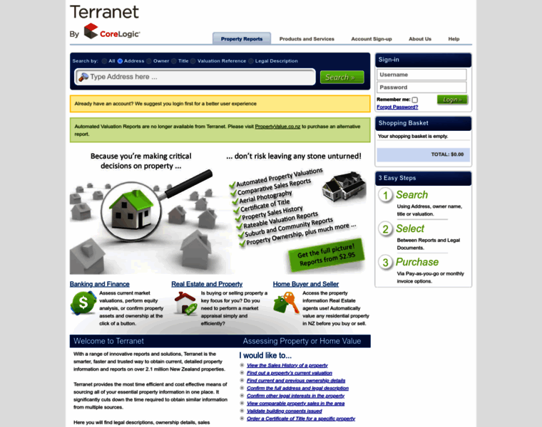 Terranet.co.nz thumbnail
