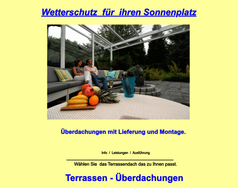 Terrassendach-wittgrefe.de thumbnail