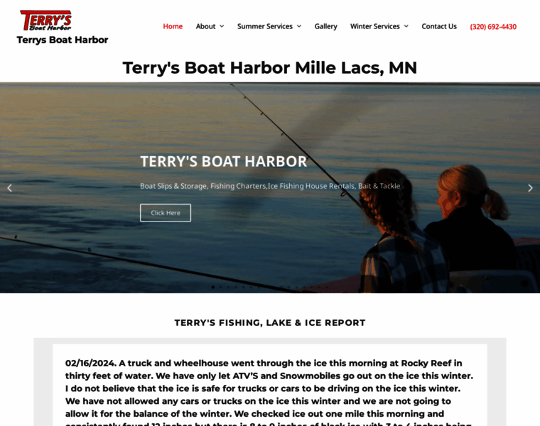 Terrysboatharbor.com thumbnail