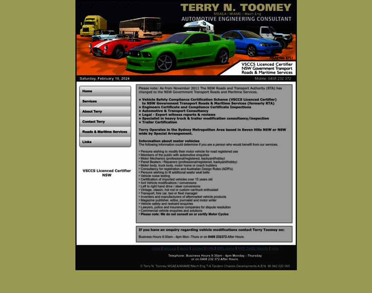 Terrytoomey.com.au thumbnail