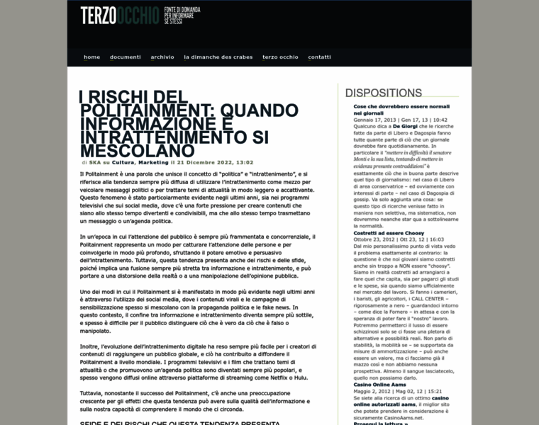 Terzoocchio.org thumbnail