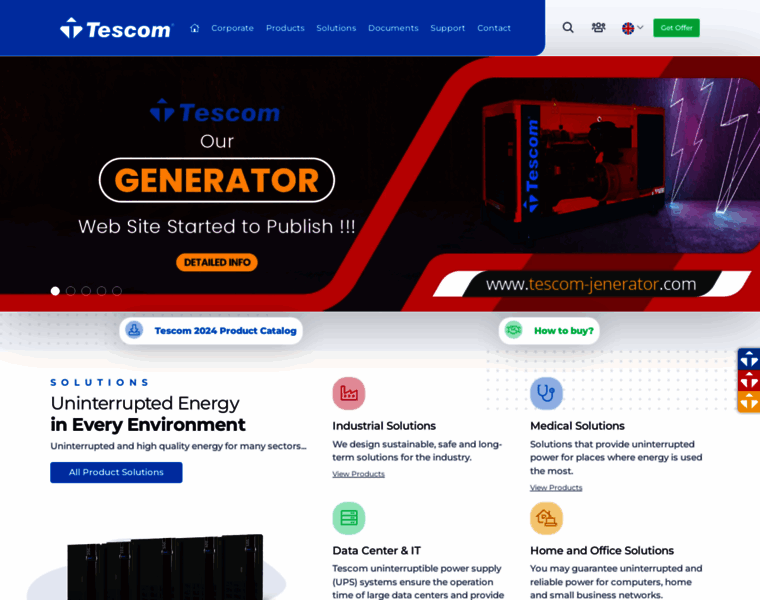Tescom-ups.com thumbnail