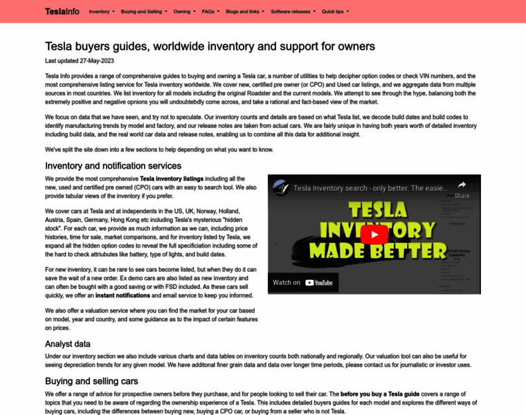 Tesla-info.com thumbnail