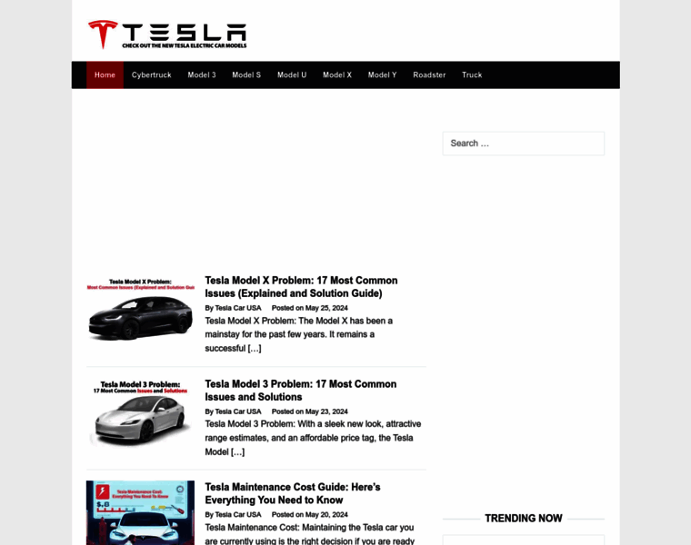 Teslacarusa.com thumbnail