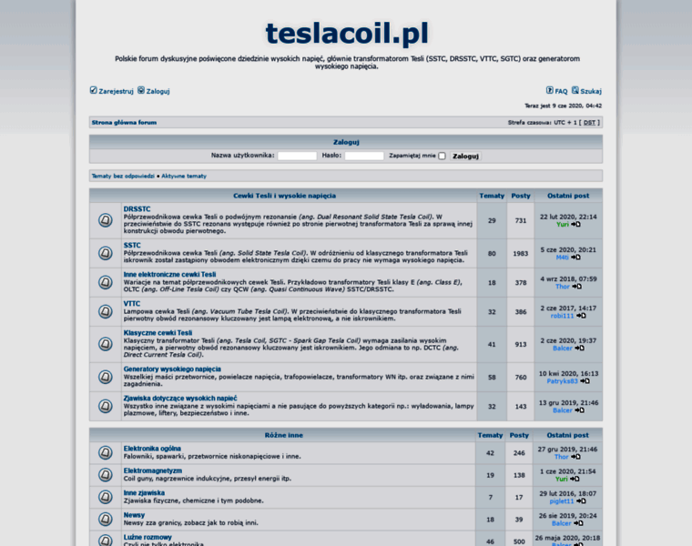 Teslacoil.pl thumbnail
