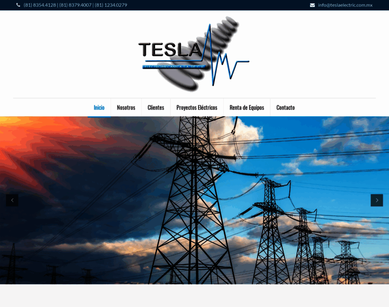 Teslaelectric.com.mx thumbnail