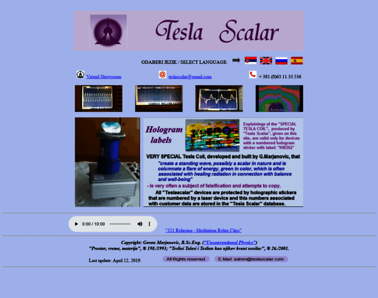 Teslascalar.com thumbnail