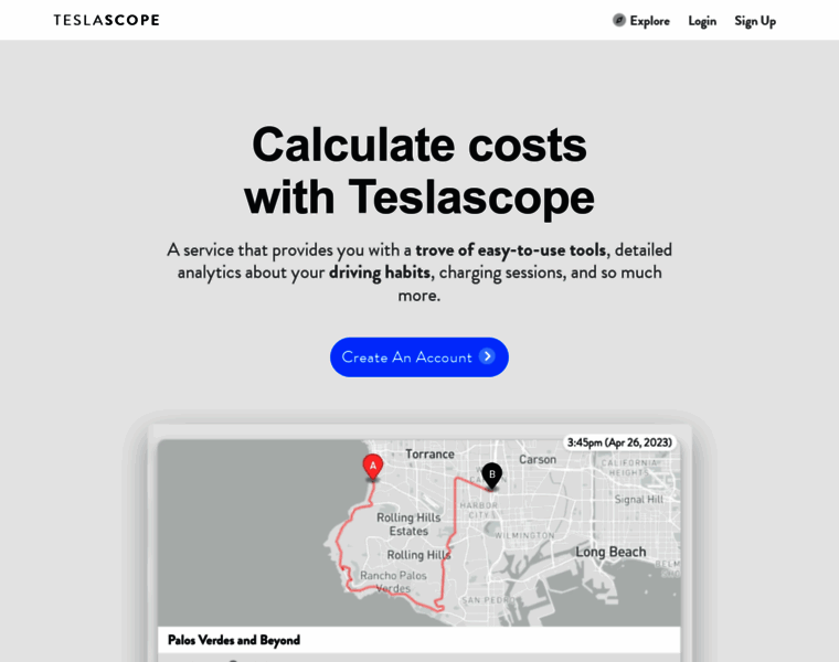 Teslascope.com thumbnail