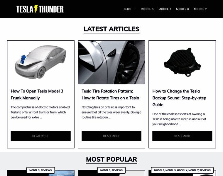 Teslathunder.com thumbnail