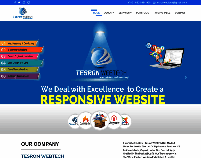 Tesronwebtech.com thumbnail
