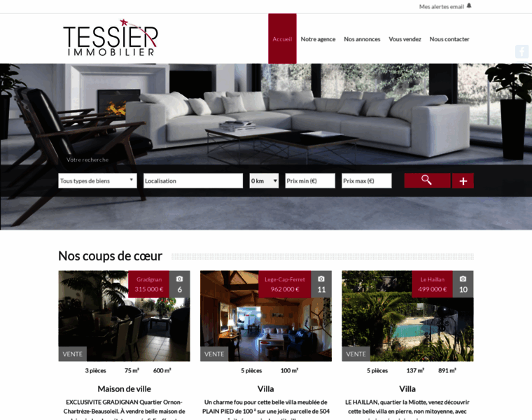 Tessier-immobilier.com thumbnail