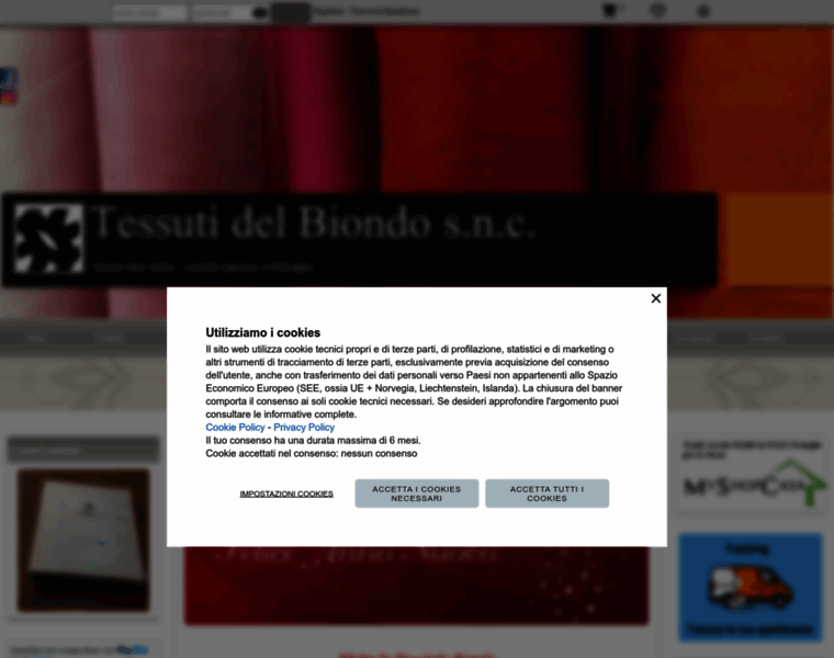 Tessutidelbiondo.it thumbnail