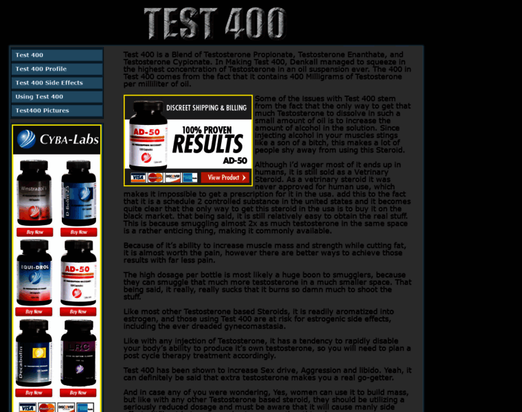 Test400steroids.com thumbnail