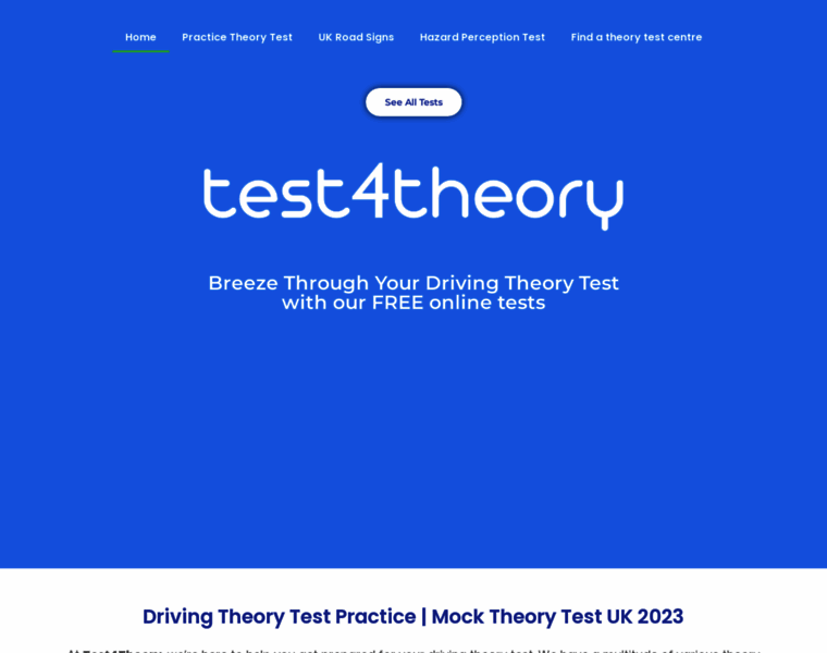 Test4theory.co.uk thumbnail