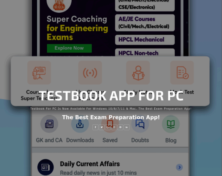 Testbookforpc.in thumbnail