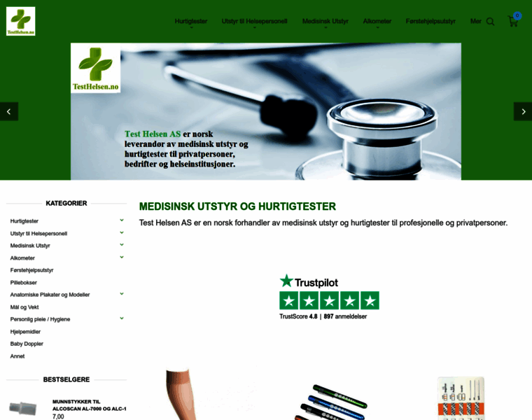 Testhelsen.no thumbnail