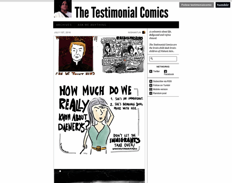 Testimonialcomic.com thumbnail