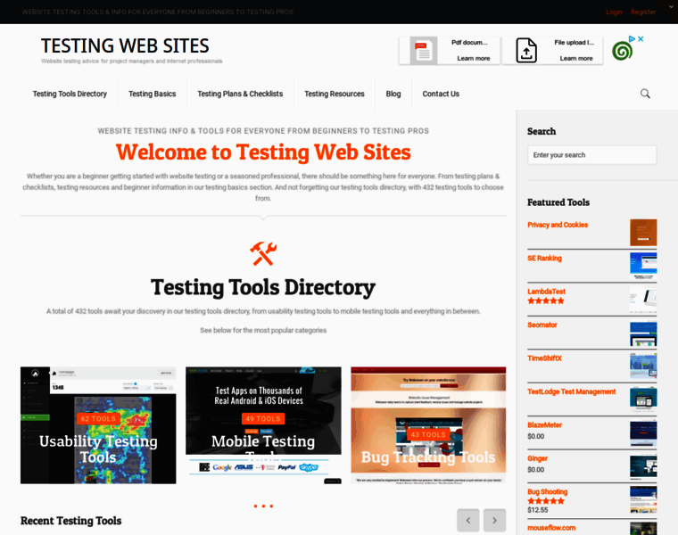 Testing-web-sites.co.uk thumbnail