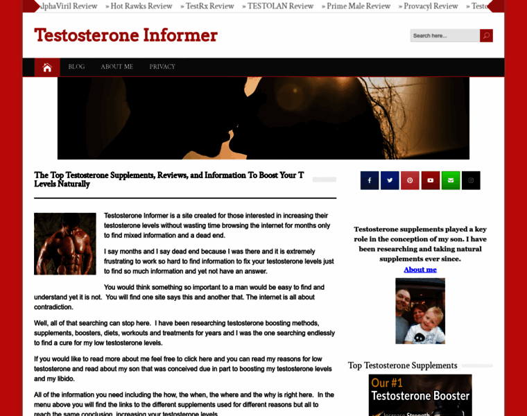 Testosteroneinformer.com thumbnail