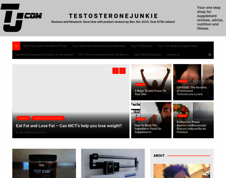 Testosteronejunkie.com thumbnail