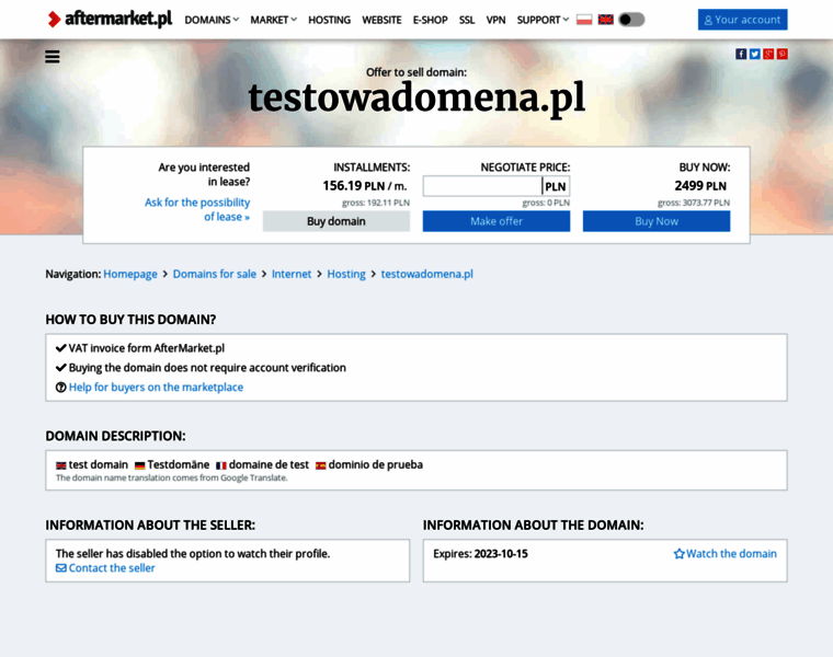 Testowadomena.pl thumbnail