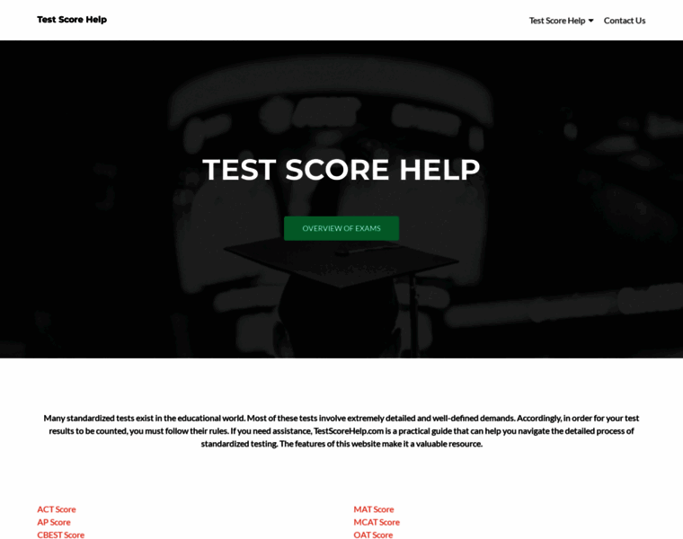 Testscorehelp.com thumbnail