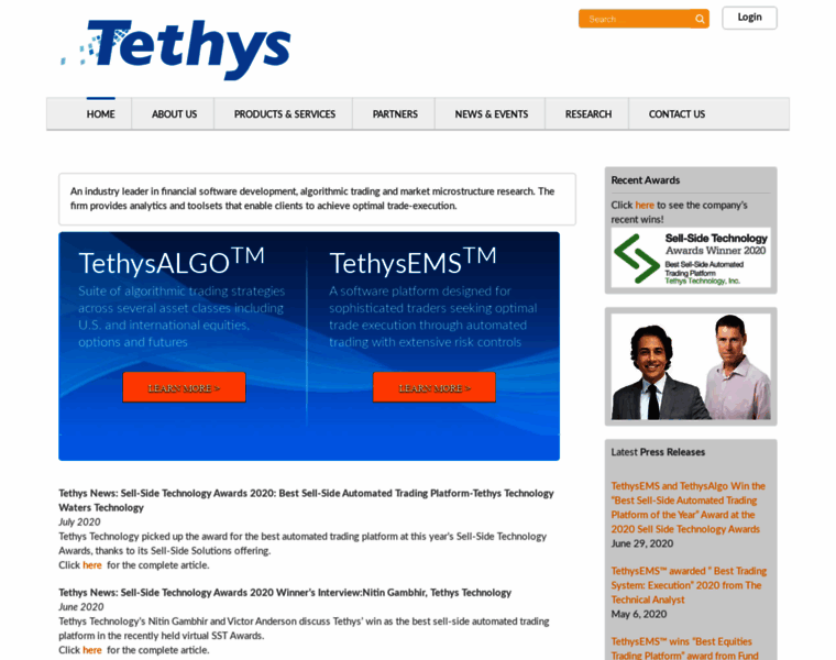 Tethystech.com thumbnail