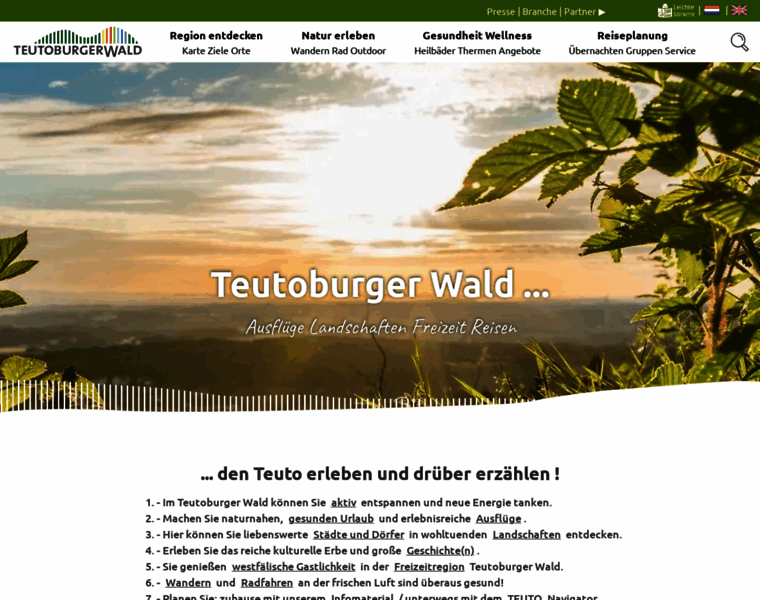 Teutoburger-wald.de thumbnail