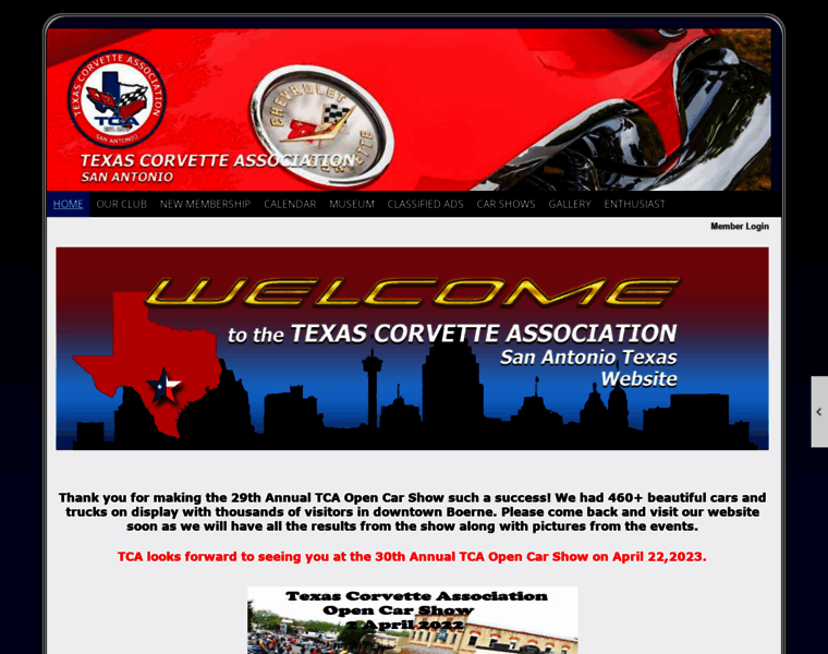 Texas-corvette-association.com thumbnail