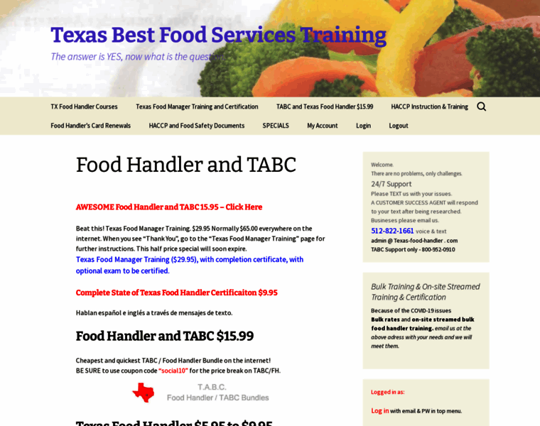 Texas-food-handler.com thumbnail