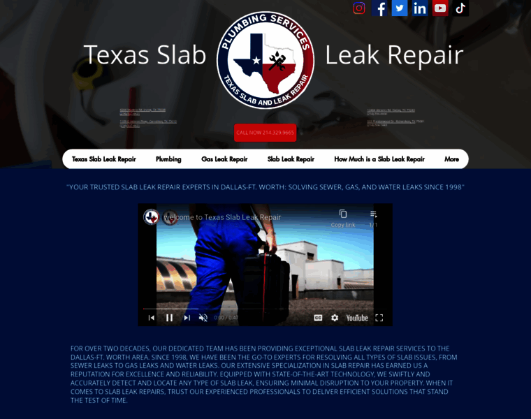 Texas-slab-leak-repair.com thumbnail