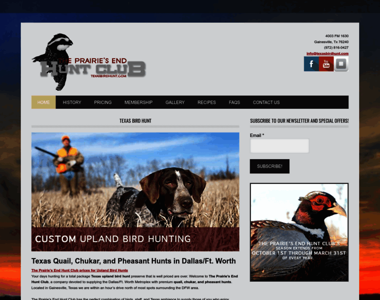 Texasbirdhunt.com thumbnail