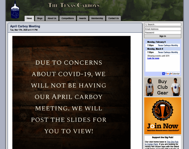 Texascarboys.org thumbnail