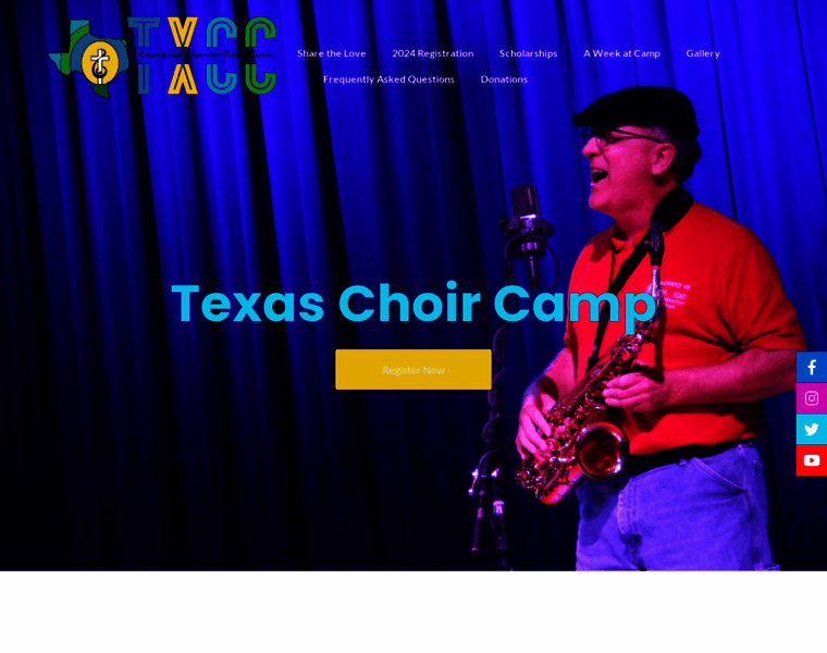 Texaschoircamp.org thumbnail