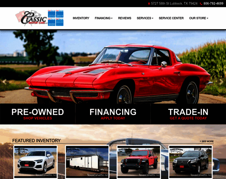 Texascorvette.net thumbnail