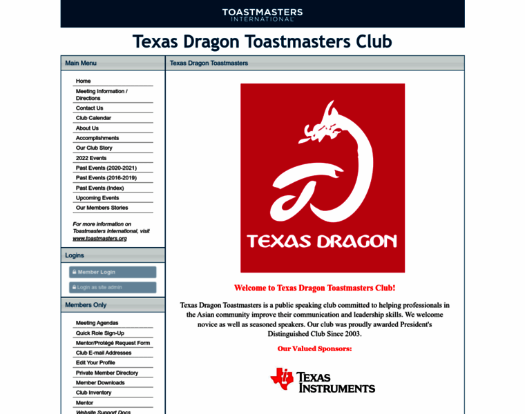 Texasdragon.org thumbnail