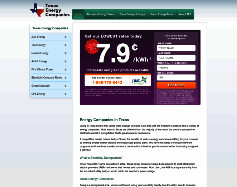 Texasenergycompanies.net thumbnail