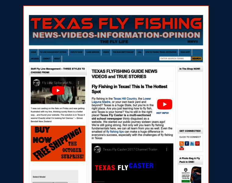 Texasflycaster.com thumbnail