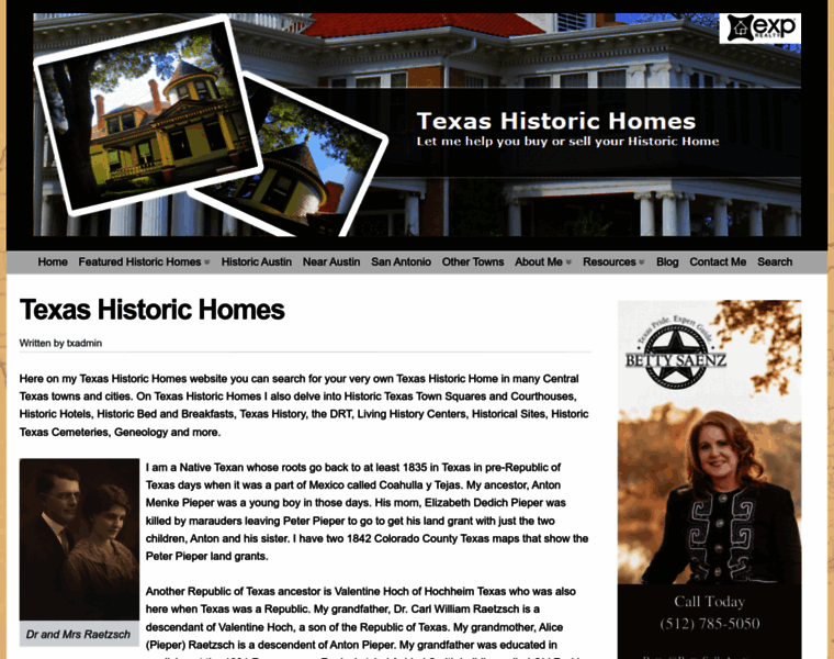 Texashistorichomes.com thumbnail