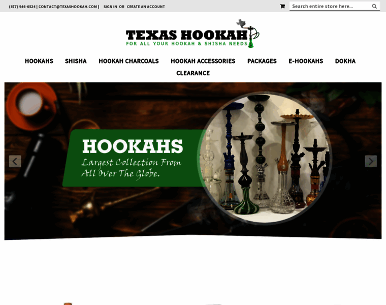 Texashookah.com thumbnail