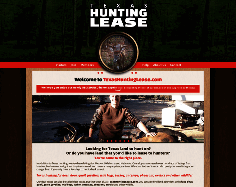 Texashuntinglease.com thumbnail
