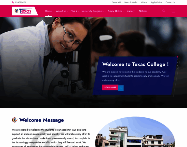 Texasintl.edu.np thumbnail