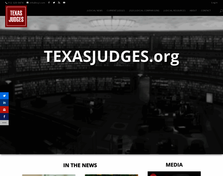 Texasjudges.org thumbnail
