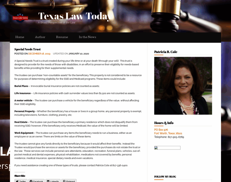 Texaslawtoday.com thumbnail